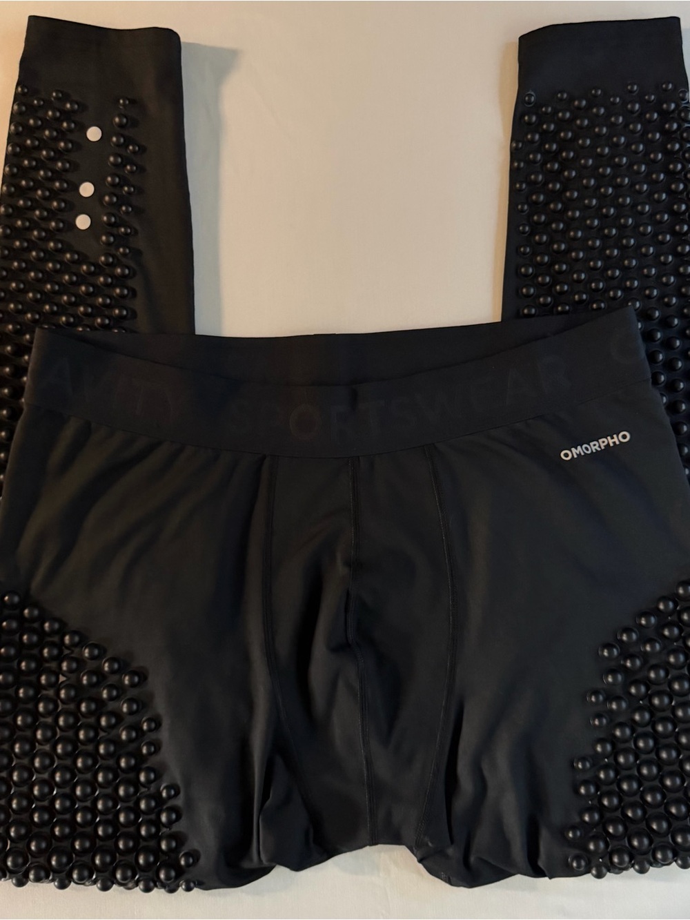 Omorpho G-Tights Mens XL FITTED Weighted Stretch Gym Active Fit